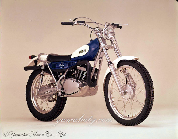 yamaha ty250 trials bike