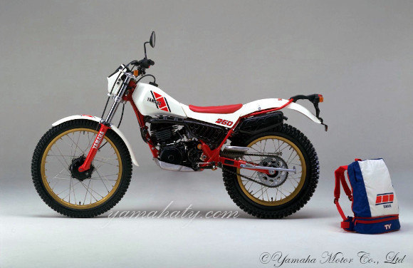 yamaha ty250 trials bike